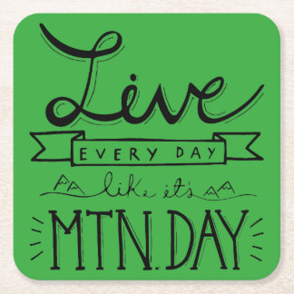 Bergdagunderlägg Underlägg Papper Kvadrat