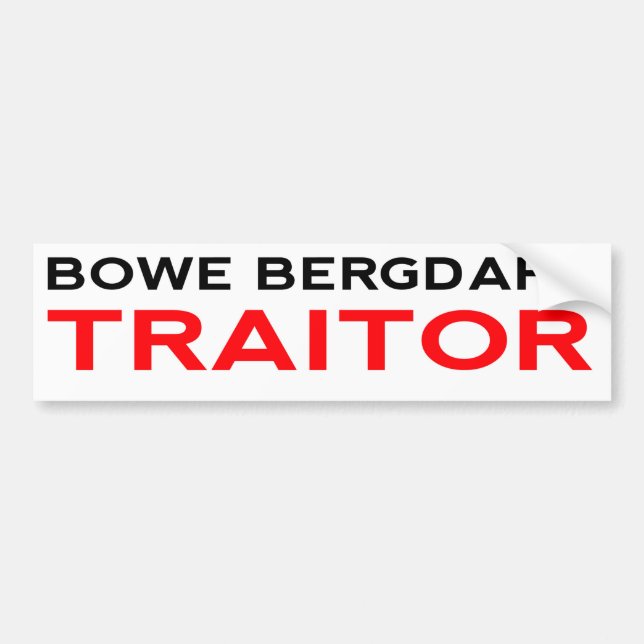 Bergdahl Traitorbildekal Bildekal (Framsidan)