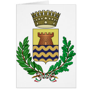 Bergeggi Stemma, italien Hälsningskort