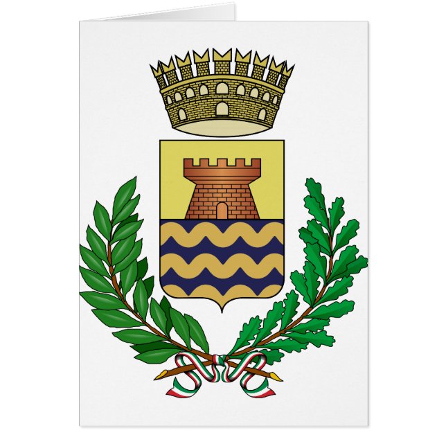 Bergeggi Stemma, italien Hälsningskort (Framsidan)