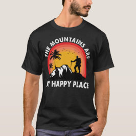 Bergen är min lycklig ställe som gömmer sig utomhu t shirt