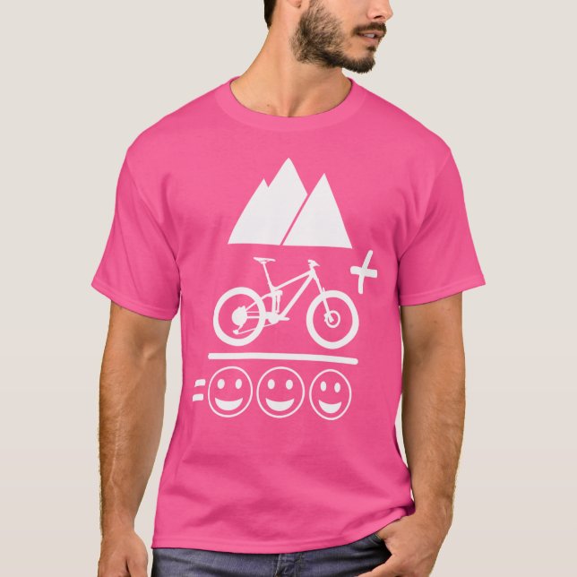 Bergen Biking Älskare bergen Bike Happity T Shirt (Framsida)