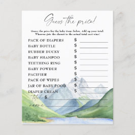 Bergen - Gissa prist spel