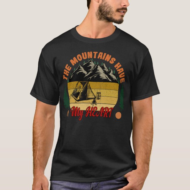 Bergen har mina hästhästar t shirt (Framsida)