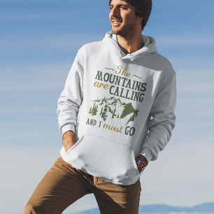 Bergen kallar Hoodie. Hoodie