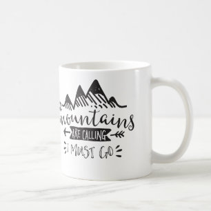 Bergen kallar, mig måste gå muggen kaffemugg