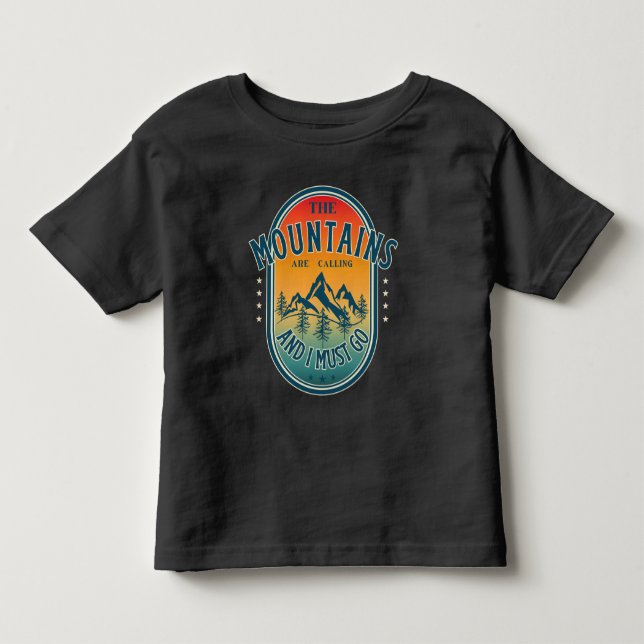 Bergen kallar och jag måste åka t shirt (Framsida)