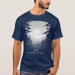 Bergen kallar sig för "Graphic Forest Mist" T Shirt