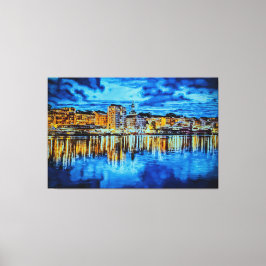 BERGEN - NORGE - GATEWAY TO THE FJORDS CANVASTRYCK