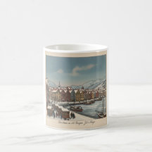 Bergen, Norge jul kaffemugg