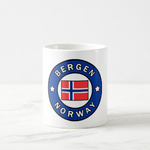 Bergen Norge Kaffemugg