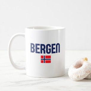 BERGEN Norge Kaffemugg