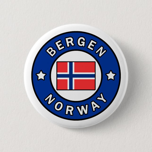 Bergen Norge Knapp (Framsida)