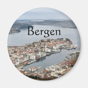 Bergen Norge Magnet