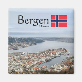 Bergen Norge Magnet