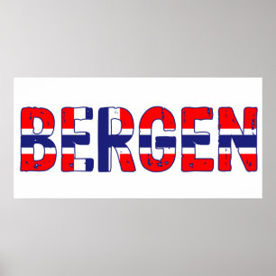 Bergen Norge Poster