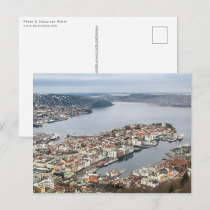 Bergen Norge Vykort