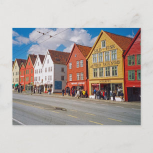 Bergen, Norge Vykort