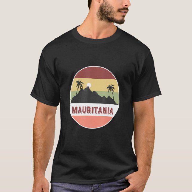 Bergen och Handflatan i Mauretanien T Shirt (Framsida)