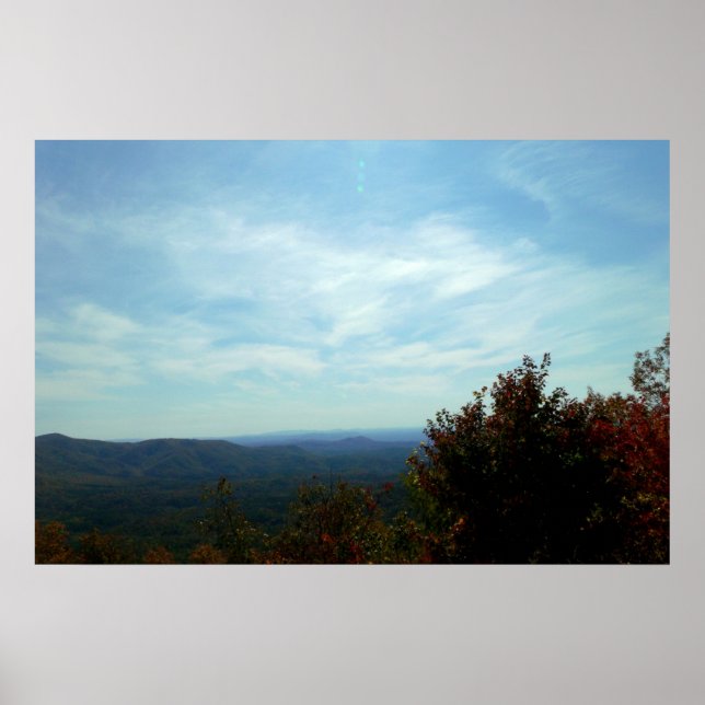 Bergen och Himlar Poster (Framsidan)