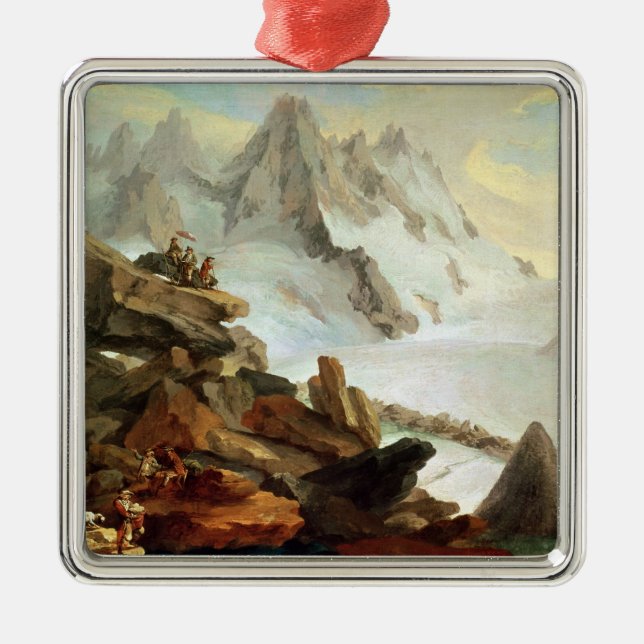 Bergen på Lauteraar, 1776 Julgransprydnad Metall (Framsidan)