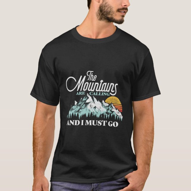 Bergen ringer att jag måste gå t shirt (Framsida)
