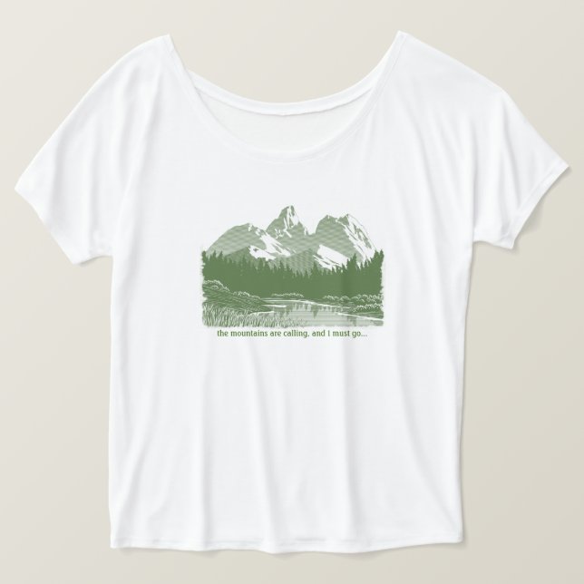 Bergen ringer... Design T-Shirt (Design framsida)