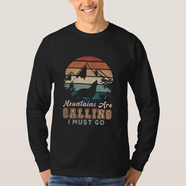 Bergen ringer jag måste gå t shirt (Framsida)