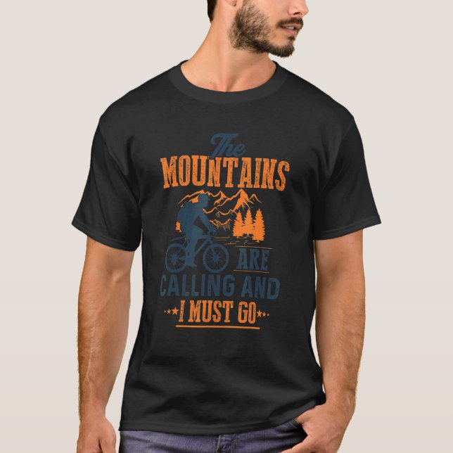 Bergen ringer och jag måste gå 2 t shirt (Framsida)