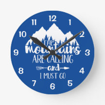 Bergen ringer och jag måste gå blåvit