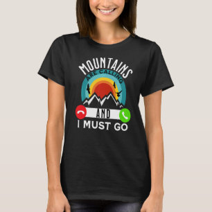 Bergen ringer och jag måste gå och ringa Mobilt R T Shirt