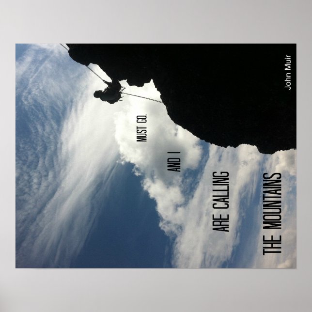 Bergen ringer och jag måste gå. poster (Framsidan)