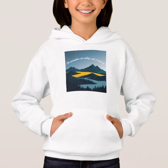 Bergen ringer och jag måste gå. t shirt (Framsida)