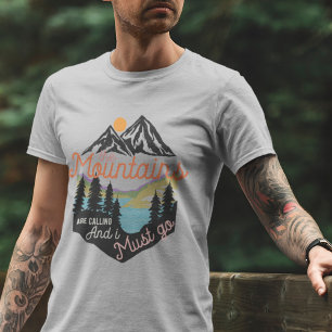 Bergen ringer och jag måste gå t shirt