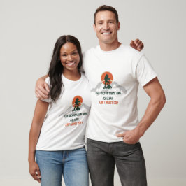 Bergen ringer och jag måste gå t shirt