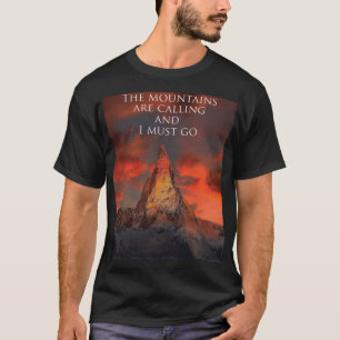 Bergen ringer och jag måste gå till T-shirt