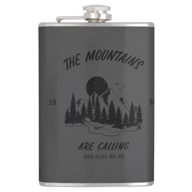 Bergen ringer och nu går vi 710 ml Wa Fickplunta (Framsidan)