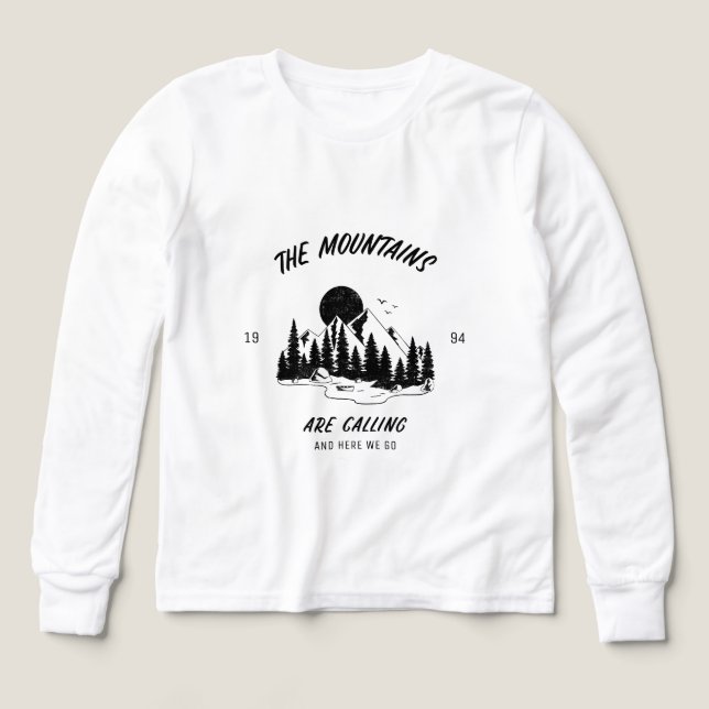 Bergen ringer och nu går vi t shirt (Design framsida)