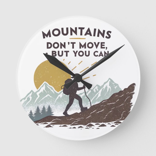 Bergen rör sig inte, men du kan rund klocka (Framsida)