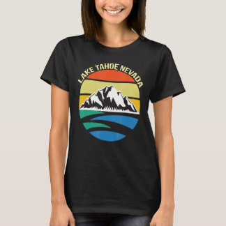 Bergen Sjö Tahoe Kalifornien Nature Camping Hik T Shirt