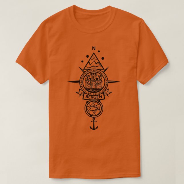 bergen t shirt (Design framsida)