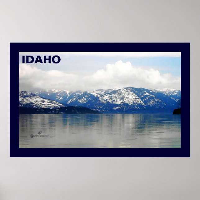 Bergen vid Sjö Poster (Framsidan)