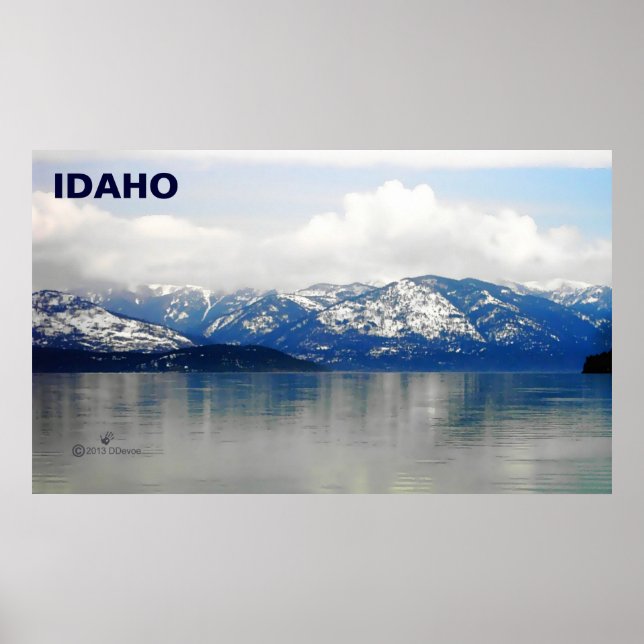 Bergen vid Sjö Poster (Framsidan)