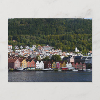 Bergen Waterfront, Norge Vykort