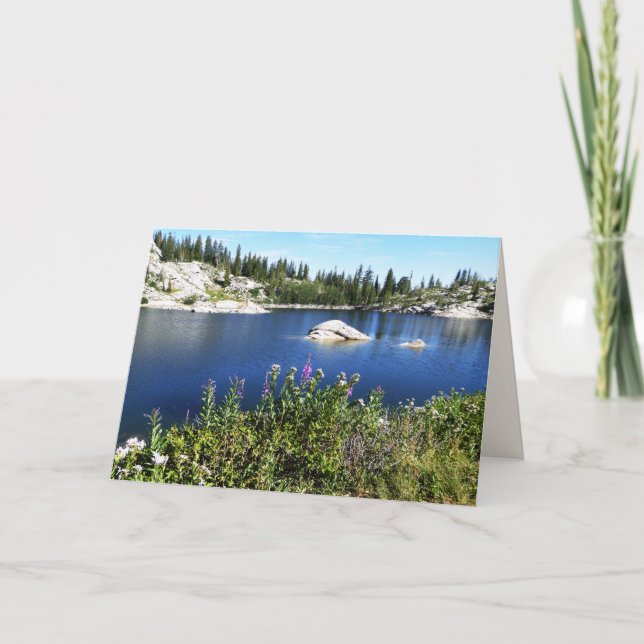 Bergen Wildblommor, Utah, Tom Hälsning Kort (Framsida)