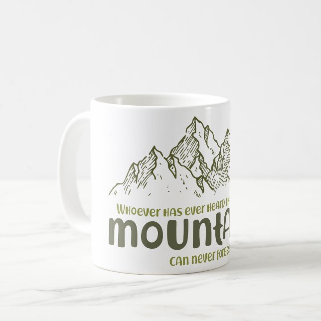 Bergens röst kaffemugg (Framsida vänster)