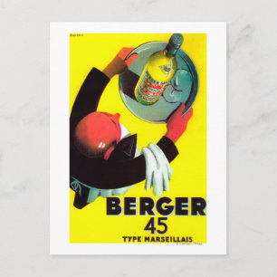Berger 45 Vintagar PosterEurope Vykort