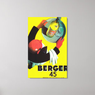 Berger 45 vintage PosterEurope Canvastryck