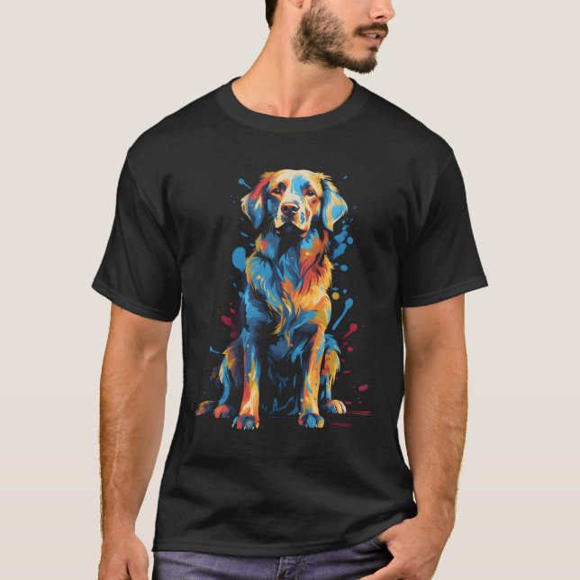 Berger De Brie Hund Hund Walk Pet Fläkt T Shirt (Framsida)