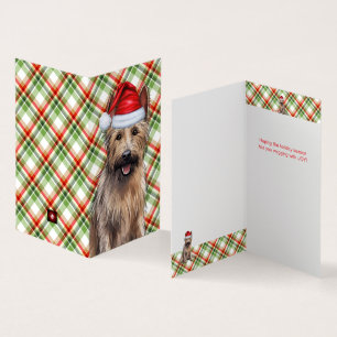 Berger Picard Hund Helgdag-julkort Kort